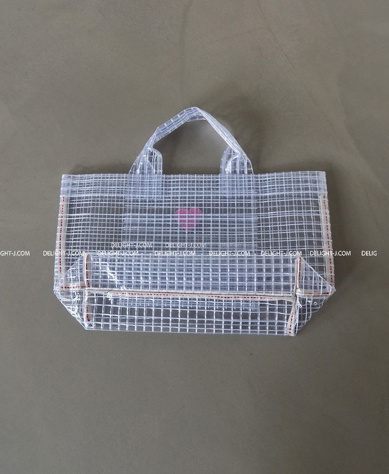 Heart pvc Transparent tote Beach bag