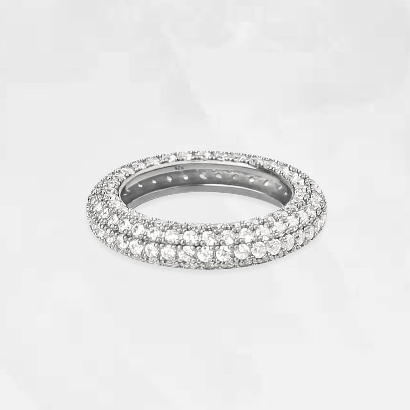 MACIER（マシール）の「 [MONSTA X] [S925] Donut Ring (white,silver)（Accessories）」