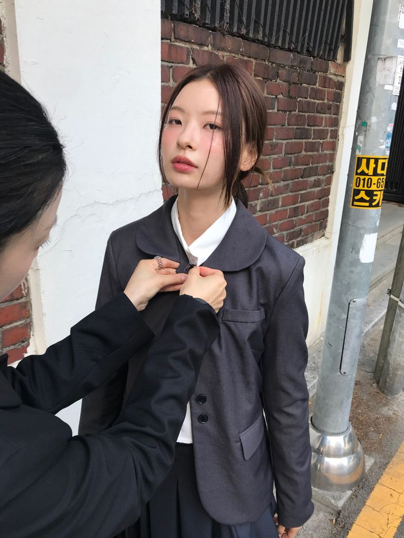  ROUND COLLAR CLASSIC BLAZER