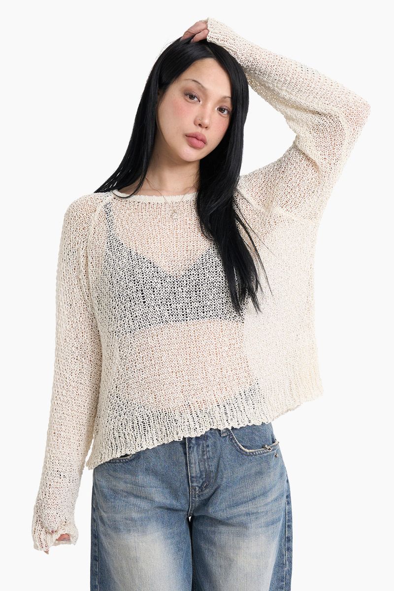 Raucohouse(ラウコハウス)の「Summer Net Knit(Tops)」