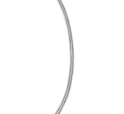 [LAN ARCHIVE] 024 Double snake chain buckle necklace