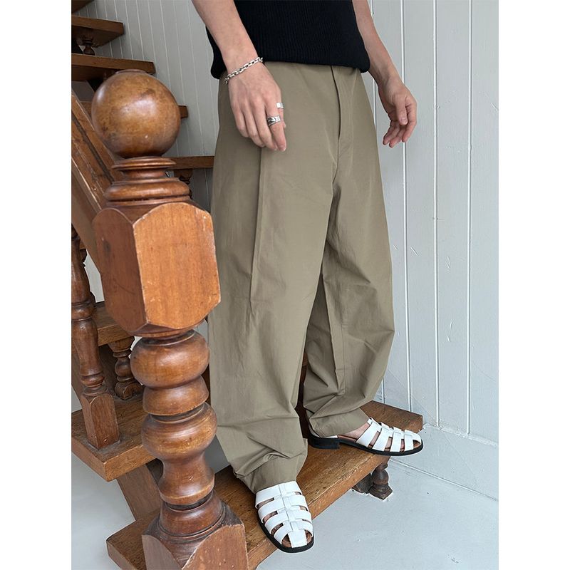 LAURANT（ロラン）の「[S/S] Nylon tuck wide slacks (3color)（Pants）」