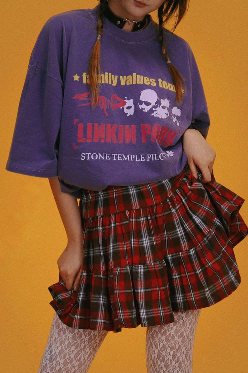 kiki check skirt (2color)