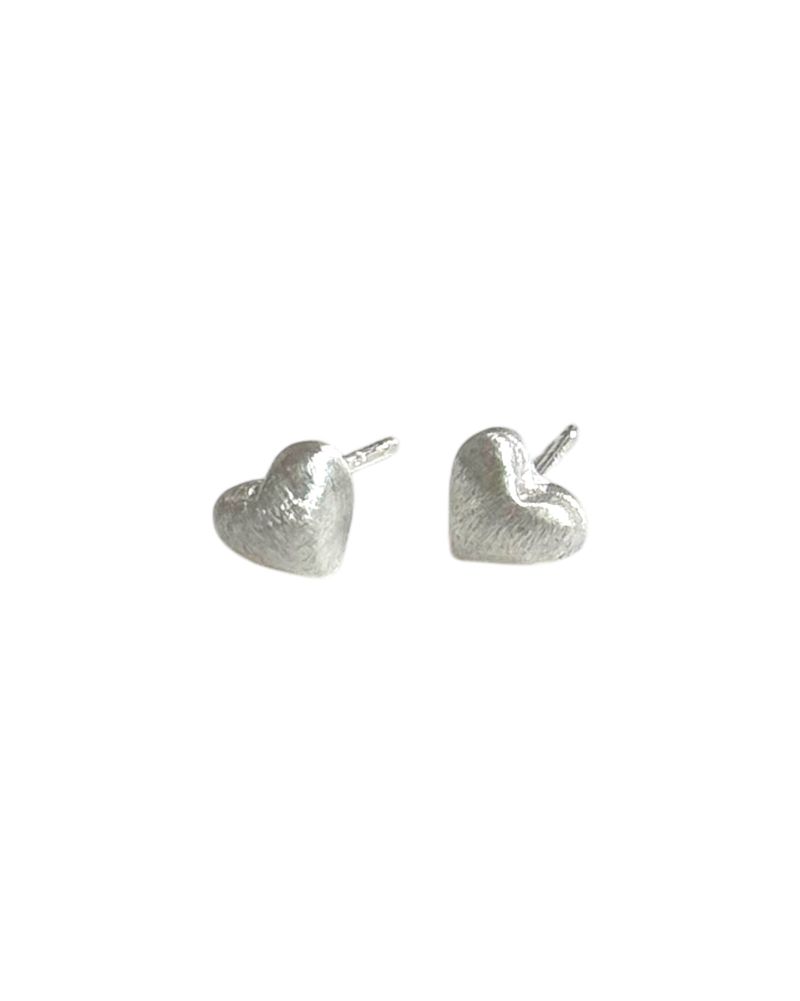 Sorbet heart earring (silver)