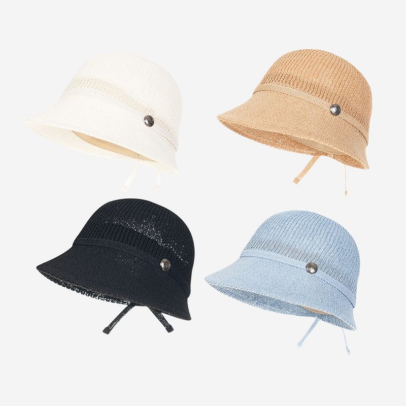 バンドペーパーニット ボンネットハット (Cream)