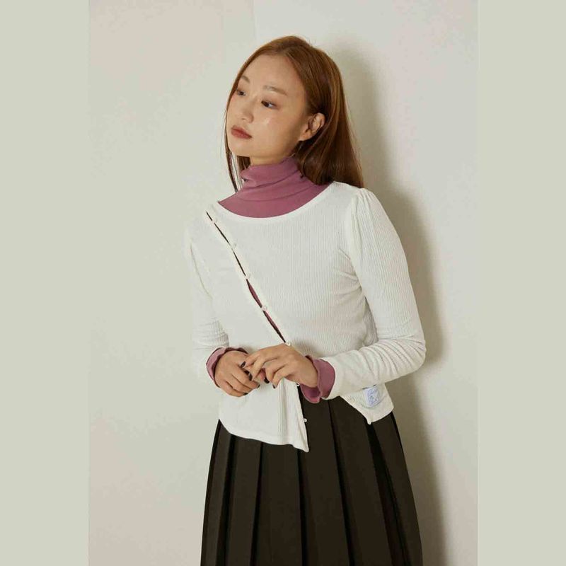 delidi(ディライディ)の「Clementine T-shirts (white)(Tops)」