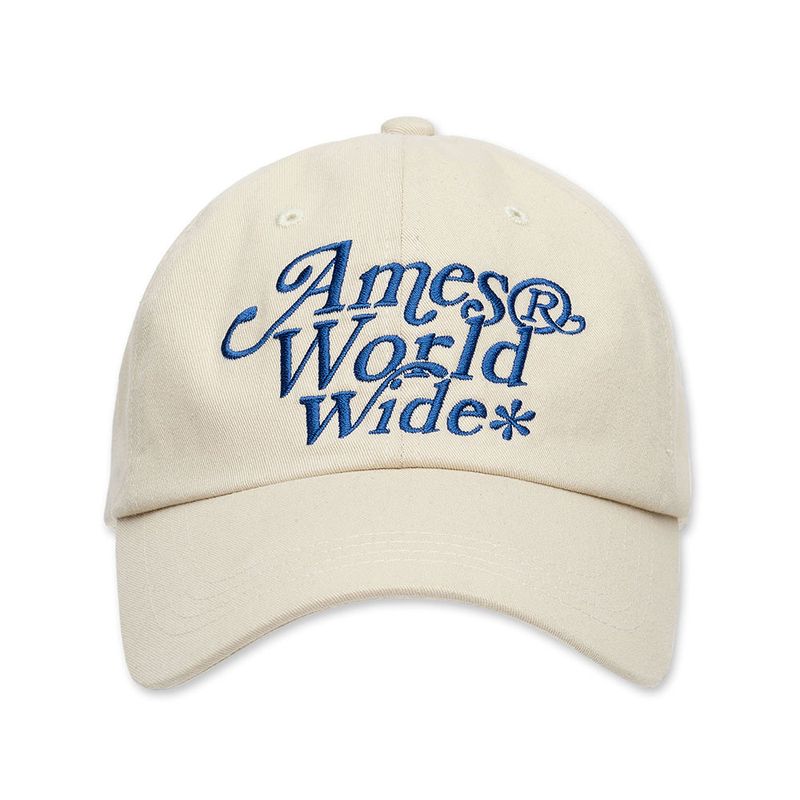 AMES WORLDWIDE（アメスワールドワイド）の「SIGNATURE LOGO BALL CAP BEIGE（Hats）」
