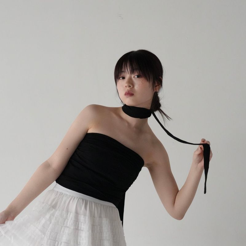 Uenui（ウニュイ）の「ribbon bustier（Tops）」