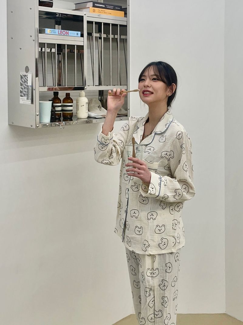 Cozy bear pajamas