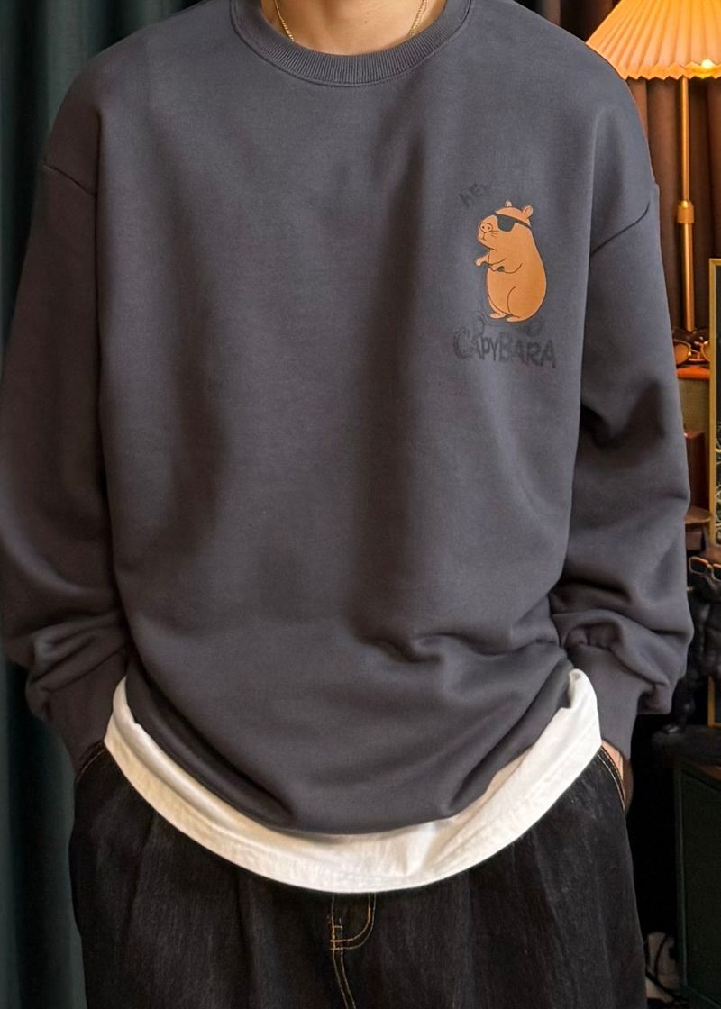 Capybara Couple Sweatshirt 2COLOR