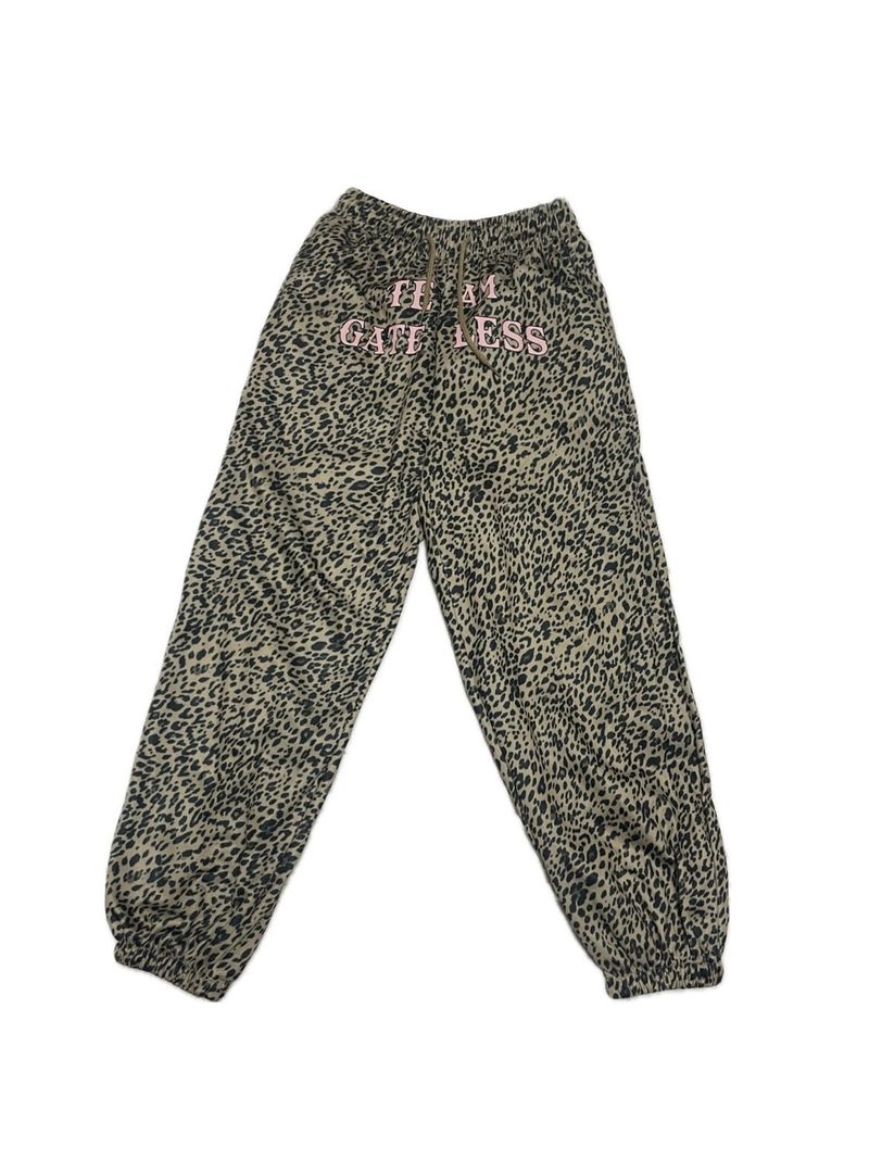 (2 Type) Patterned Wide Sweatpants