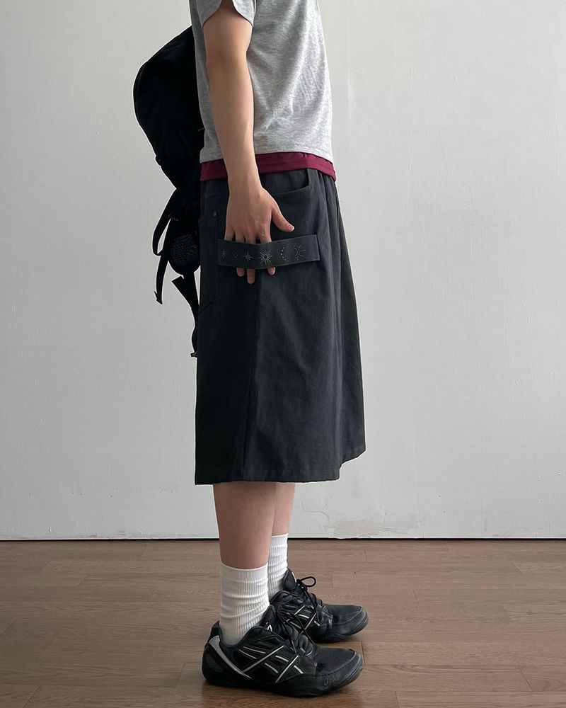 Solty Strap Bermuda Pants