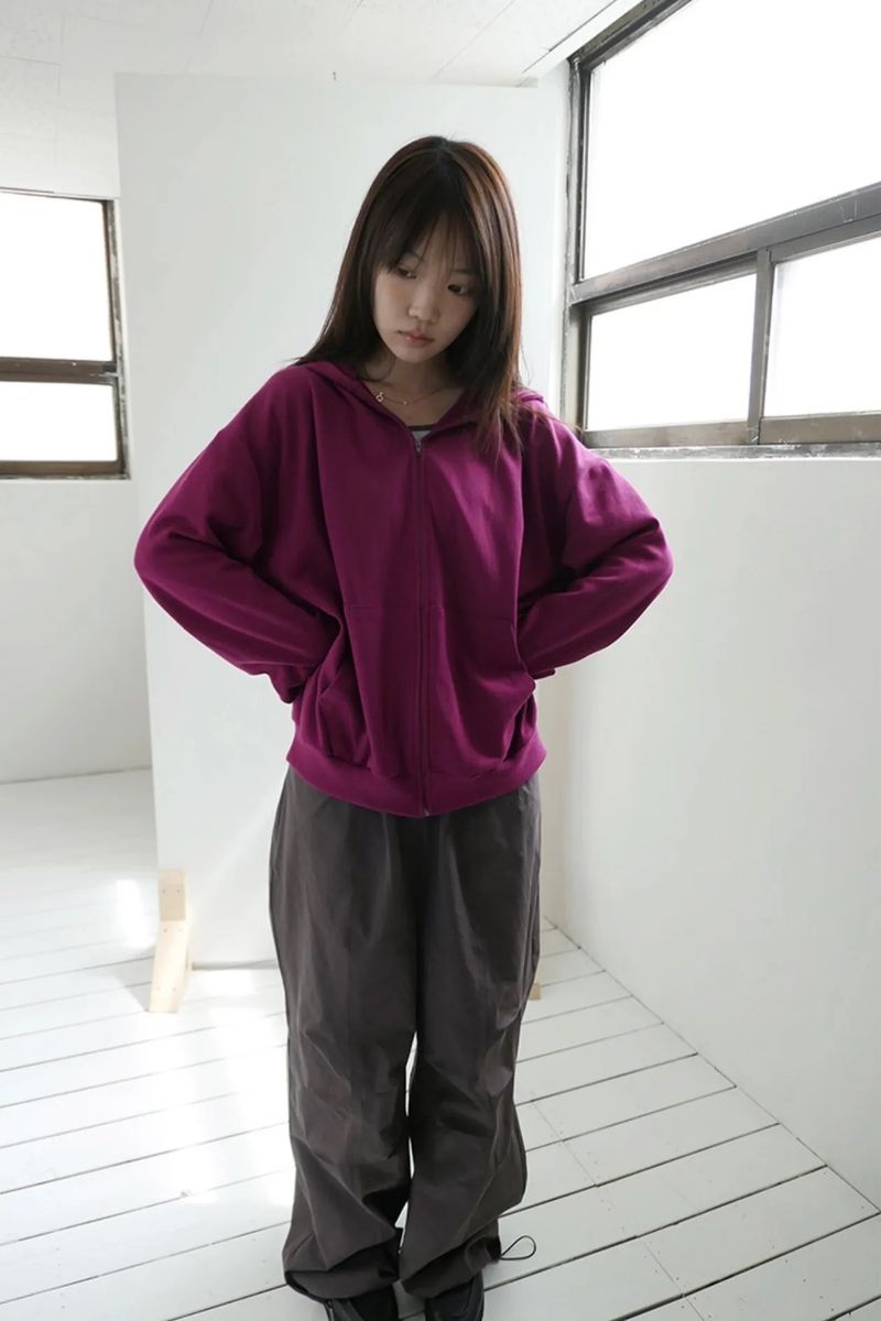daily hood zip-up (6c)
