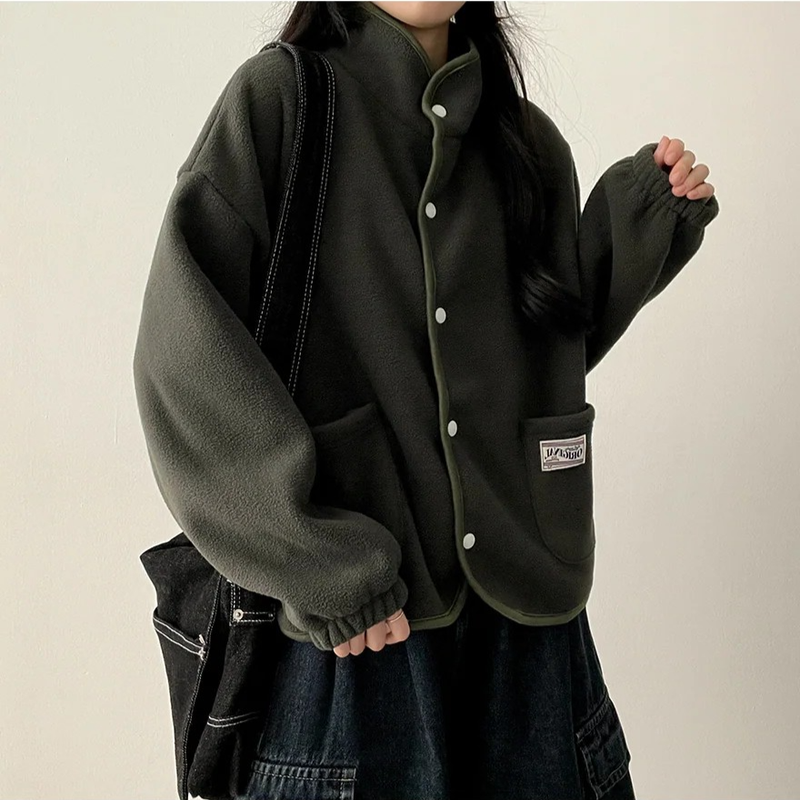 Eddy Tab tick pocket fleece jacket