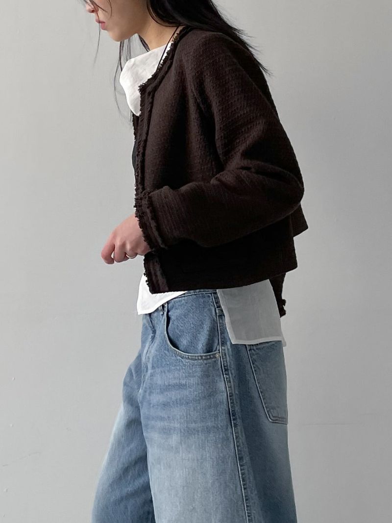 Sunday Fringe Tweed Jacket