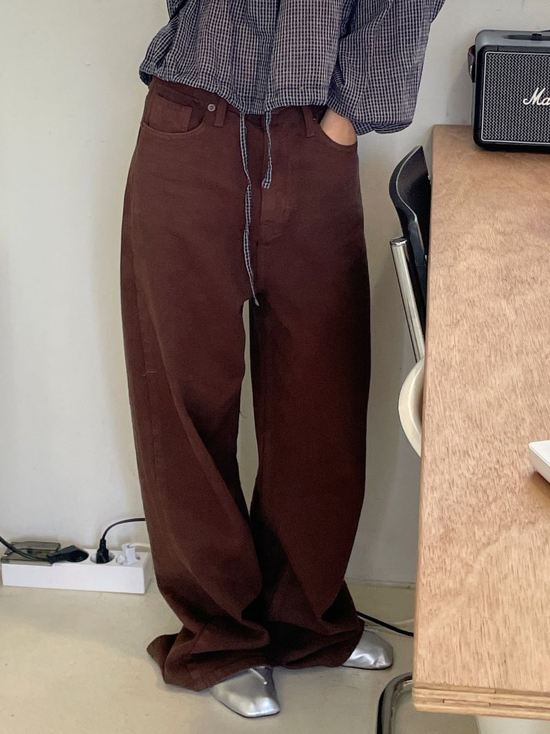 Arco iris（アルコイリス）の「Twill wide cotton pants（Pants）」