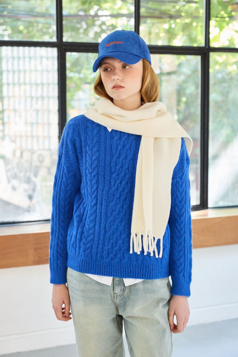 JUICY ROUND KNIT / BLUE