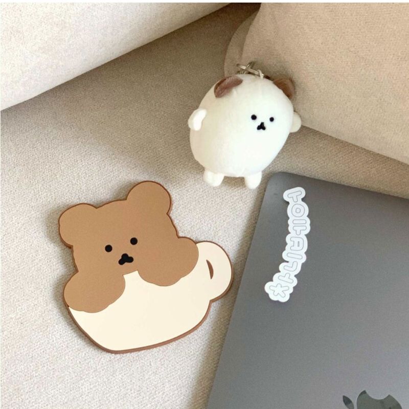 Chanibear cup coaster - Brown