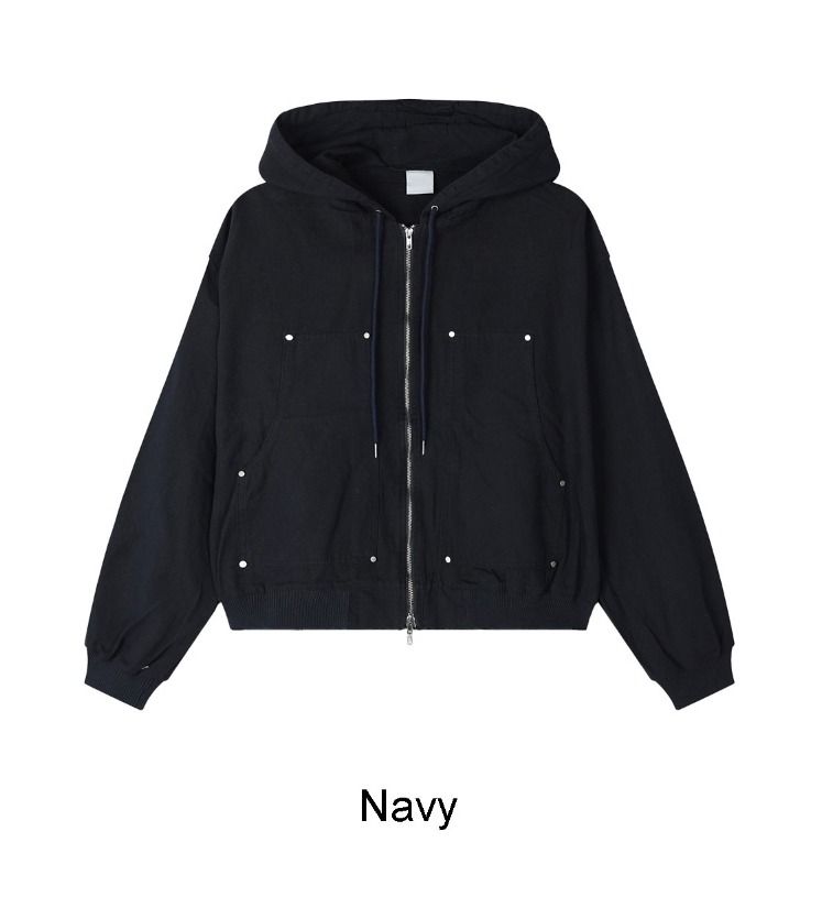 Edo Rivet Pocket Hooded Jacket