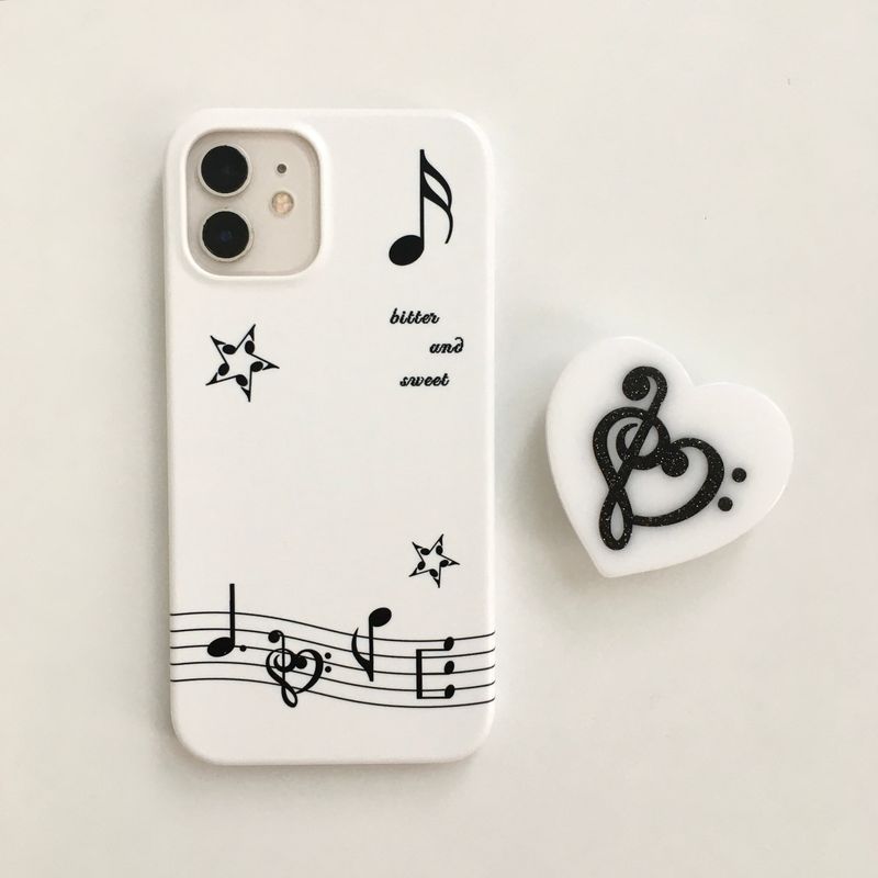 LOVE melody Hard Case - WHITE