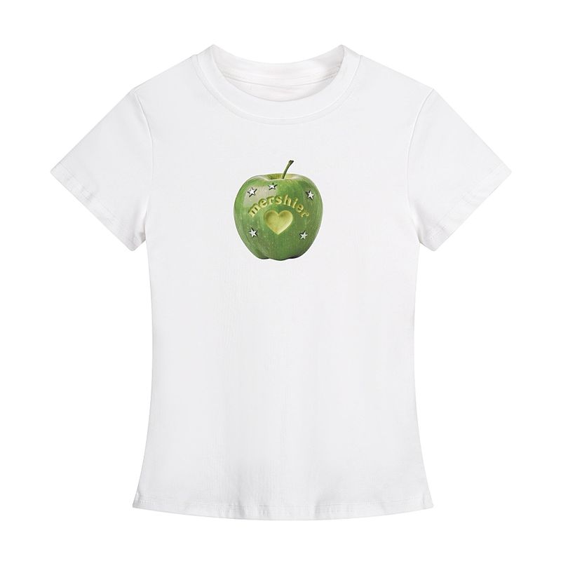 Cherry Apple Graphic Slim Tee