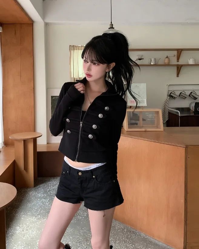 Void Napoleon High-Neck Zip-Up