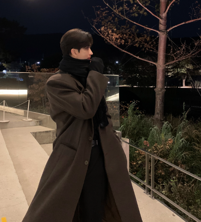 Divine Dart Maxi Overfit Wool Coat
