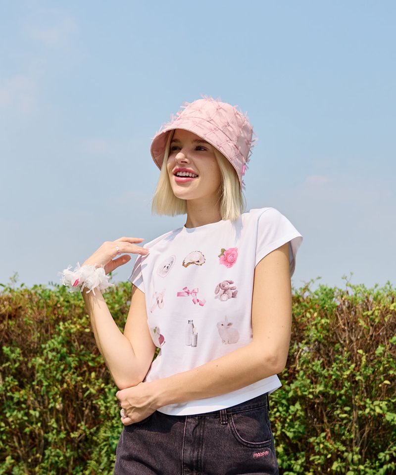 SMALL RIBBON BUCKET HAT