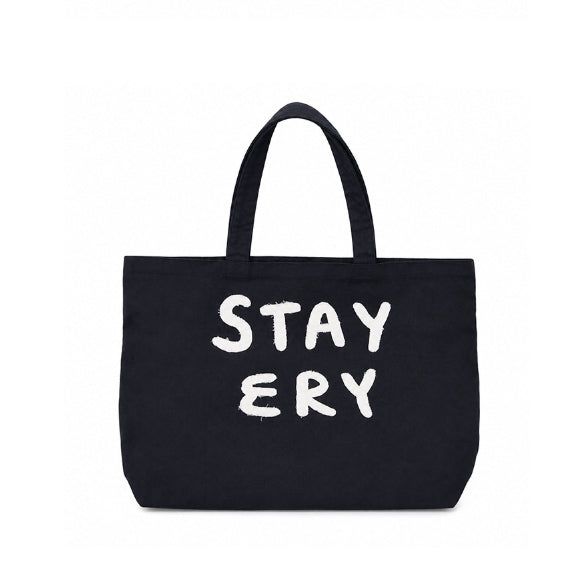 Daisy Patch Lettering Big Tote Bag