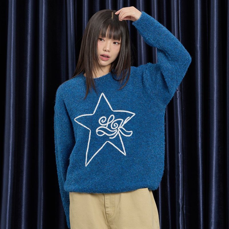 Star Line Boucle Knit