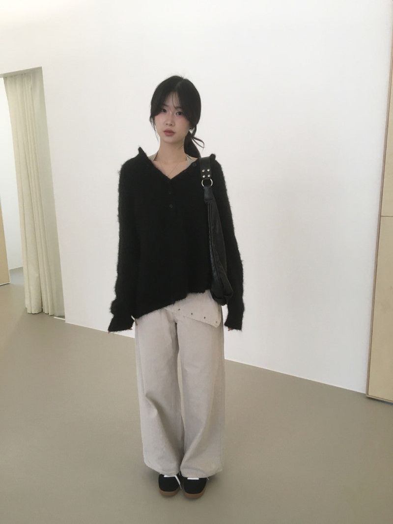 Scarf Layered Pants