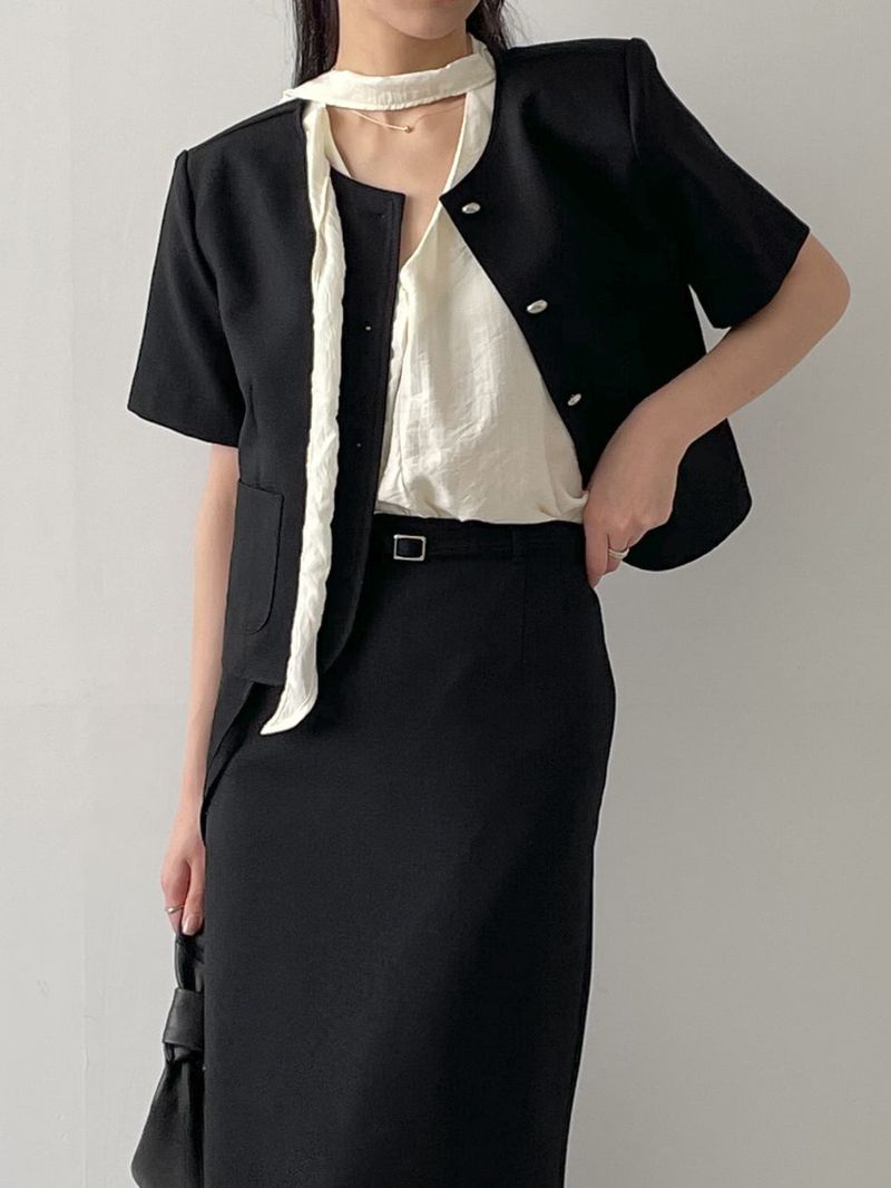 INCHANT ME(インチャントミー)の「Lara Tweed Short Sleeve Jacket(Jackets/Outerwear)」