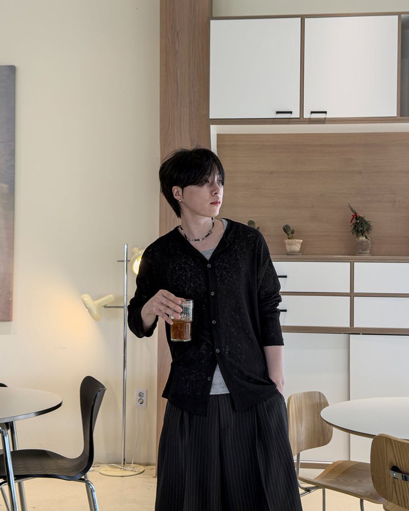 Erin Summer Linen Ribbed Cardigan