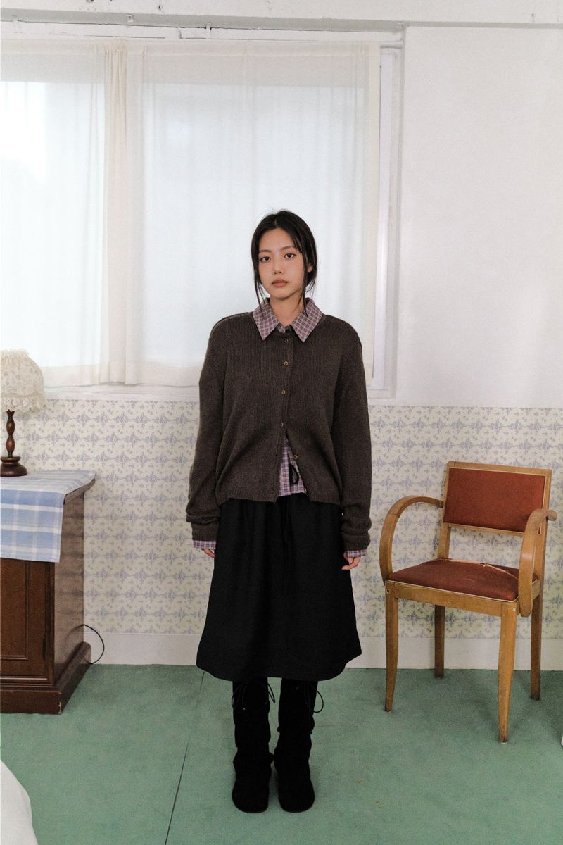 Bane Wool Touch Cardigan (6color)