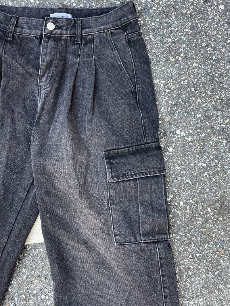 nesty cargo twotuck denim pants