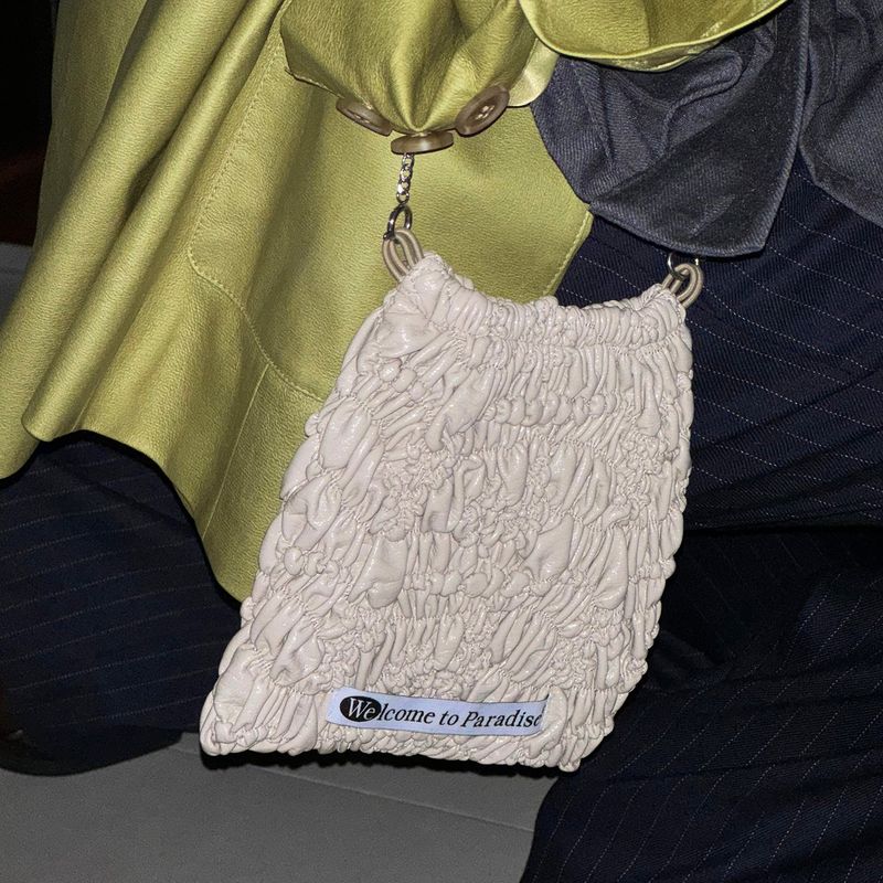 Sha-pei Rumple Bag (Beige) 