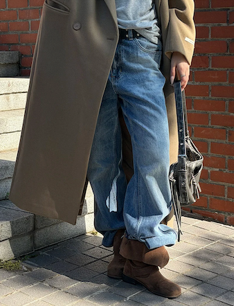 [Unisex] Max double long coat(2color)