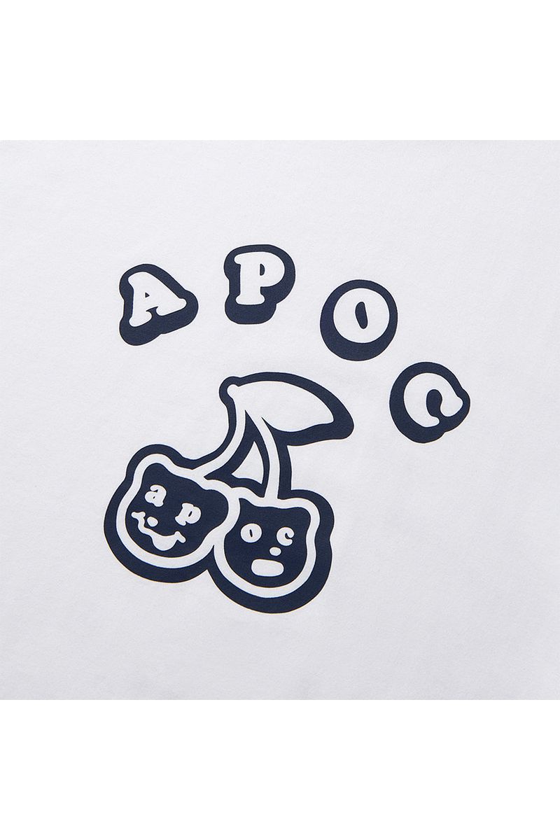 Cherry Bear Tee_White