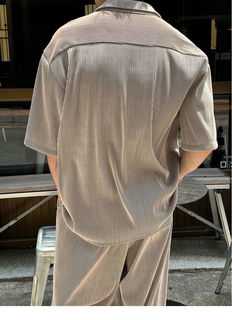 [SET UP가능] Multi pleats pants (4color)