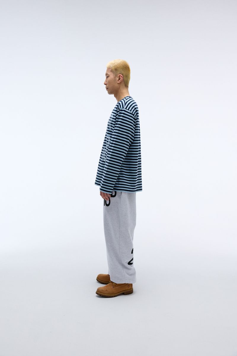 Weekend warrior typography printing long pants (Melange)