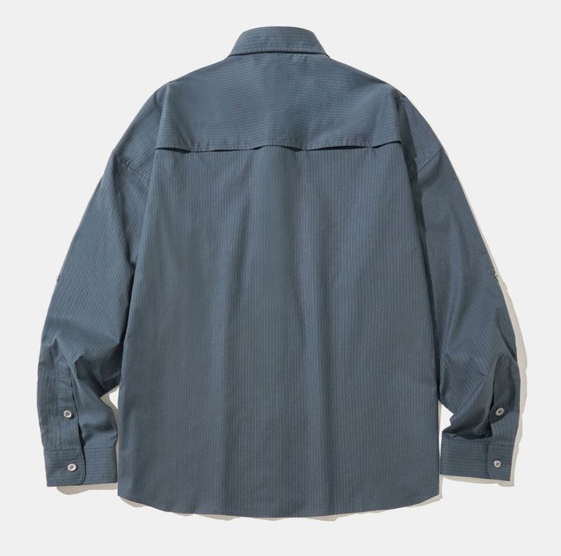 Midnight Pinstripe Shirt S168