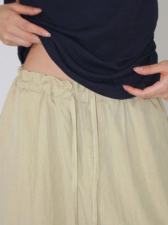 BUTTON BANDING PANTS
