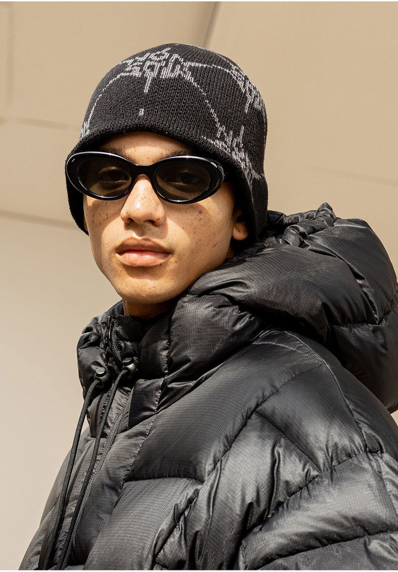 THORN JACQUARD BEANIE