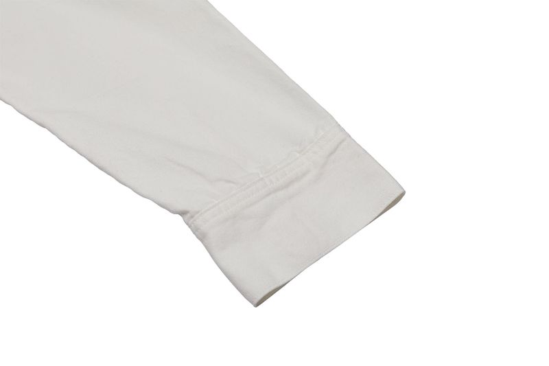 TYPO EMBROIDERY SHIRTS [WHITE]