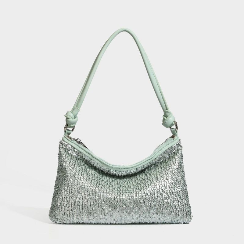Metallic Sequin Hobo Shoulder Party Bag