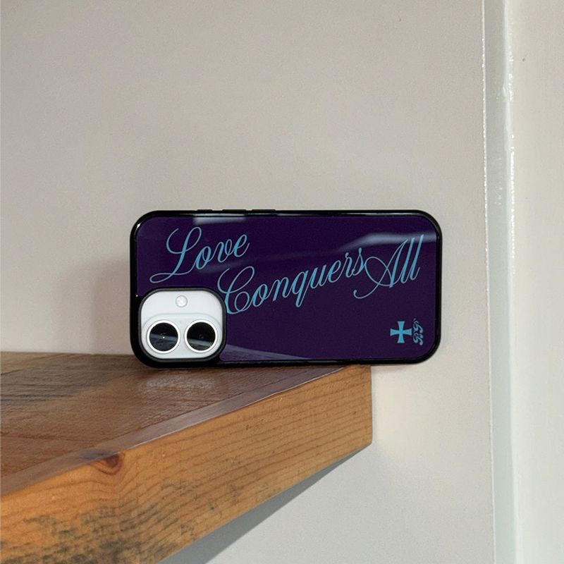Love All glass case (purple)