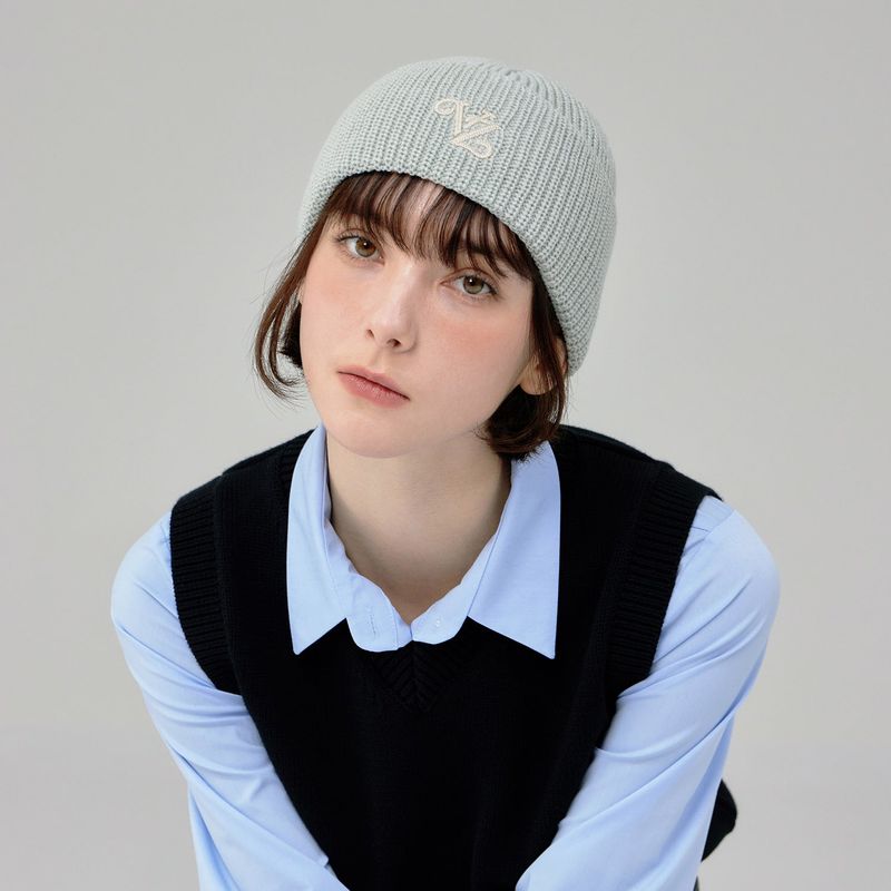 Leaf VZ Logo Washed Beanie / Mint