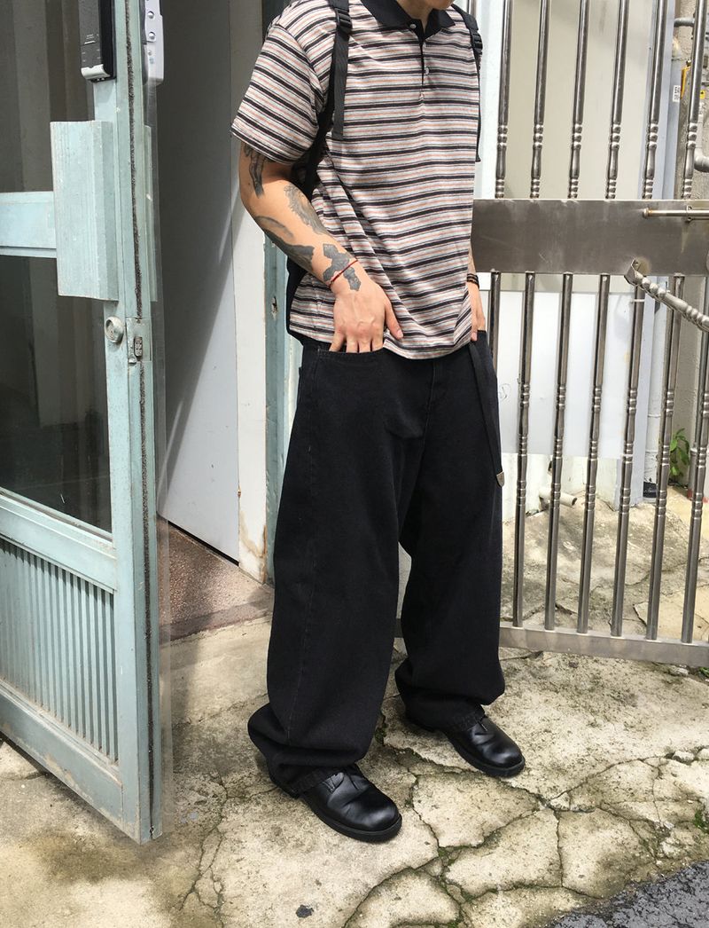 No.1349 back LT point denim PT (3color)