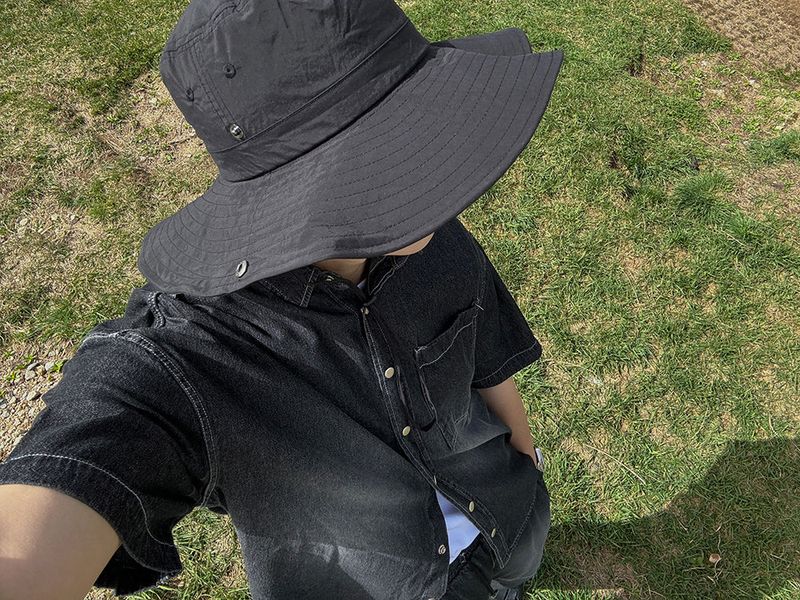 ASCLO Snap Button Bucket Hat (5color)