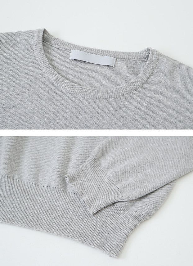 Daily Wool Loose Fit Round Knit (6color)